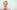 Beautiful and young blonde woman with black surgical lines on eyelids