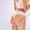 Woman, underwear and butt in studio for with measuring tape for wellness, lose weight or health by