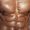 Body of muscular man. Vertical studio shot